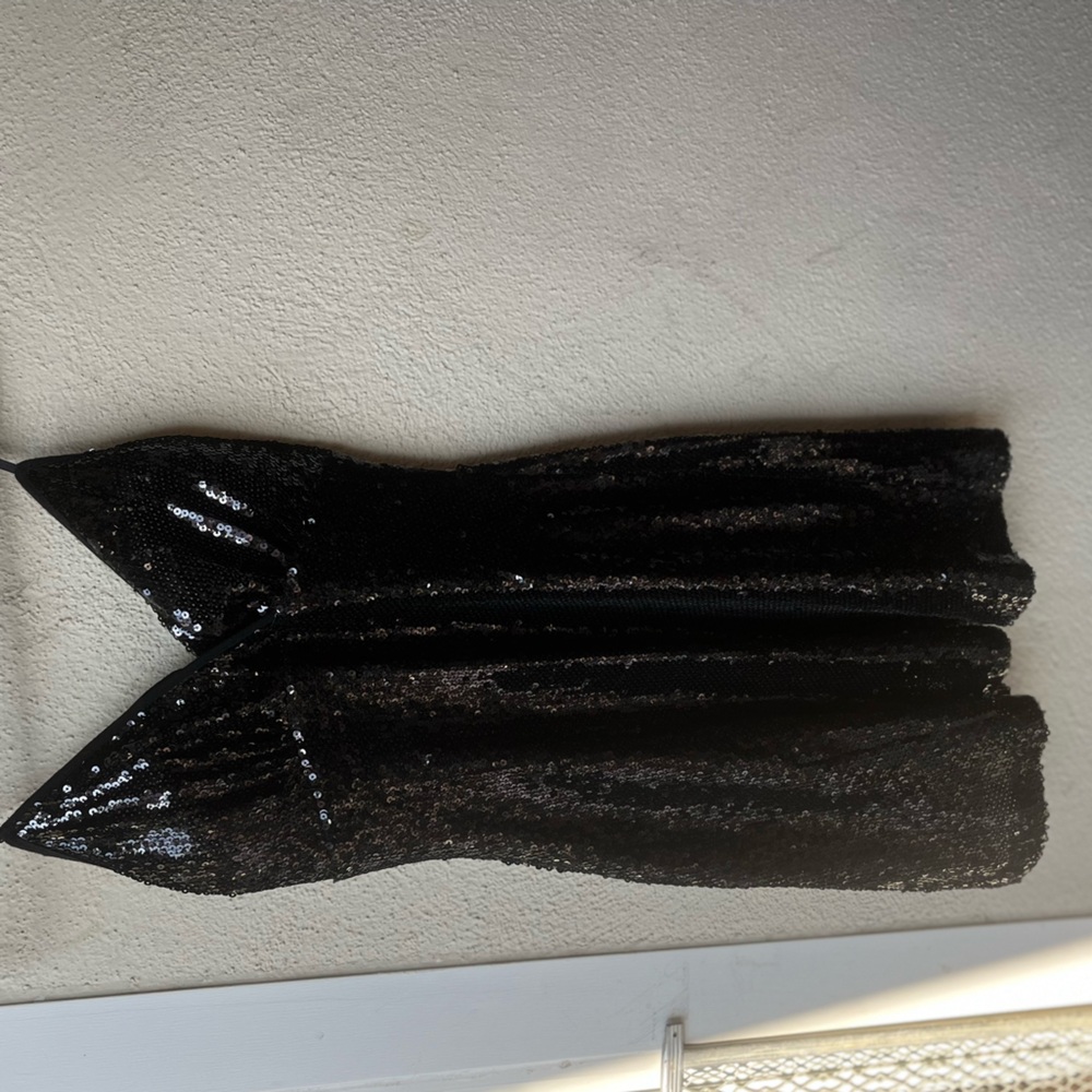Black Sequin mini dress